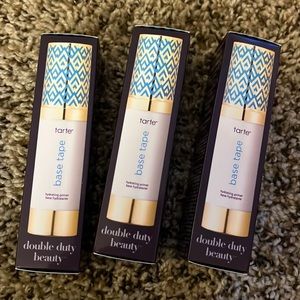 3 BRAND NEW TARTE BASE TAPE HYDRATING PRIMER BUNDLE UNUSED AMAZING DEAL!